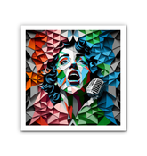 Indie Folk Festival Wrapped Canvas